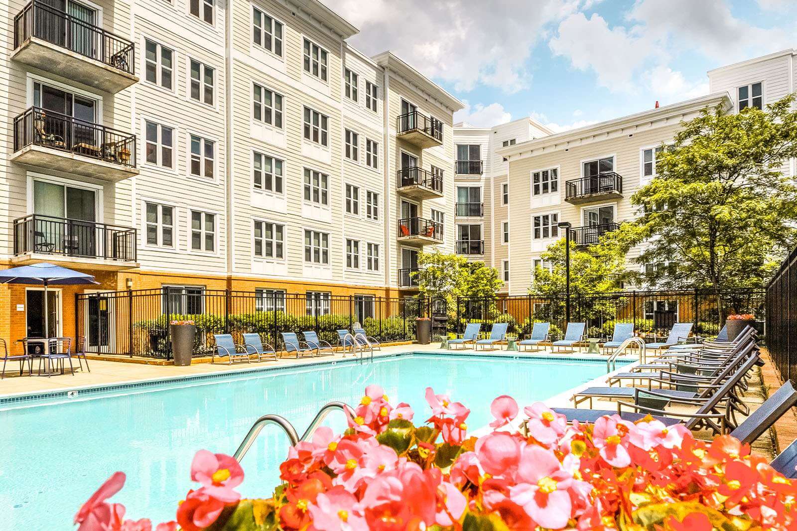 Soak in the sun by the outdoor pool.